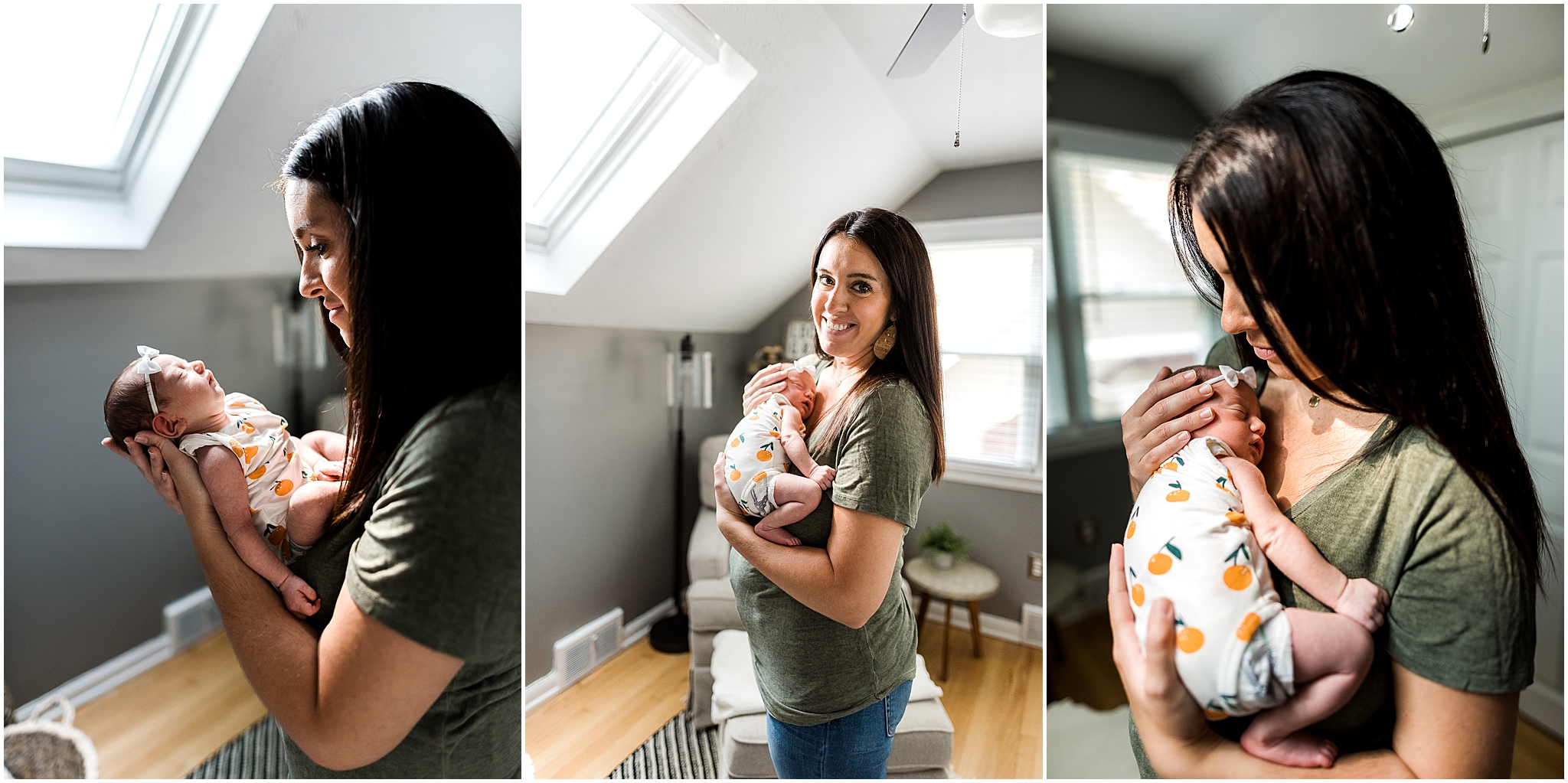mother daughter newborn photography cleveland