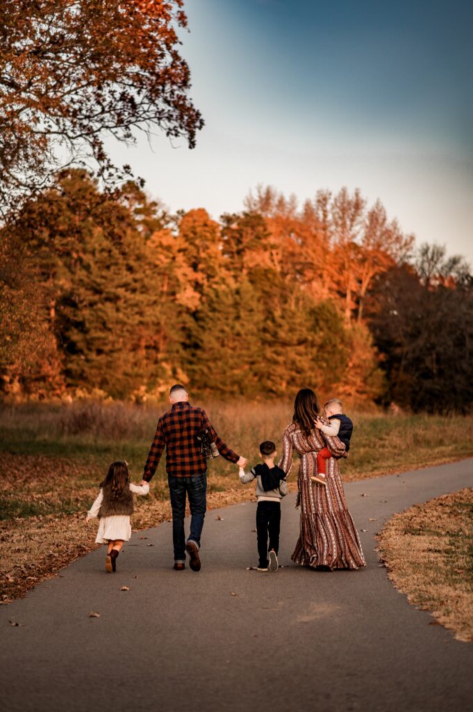 fall family family photography in davidson